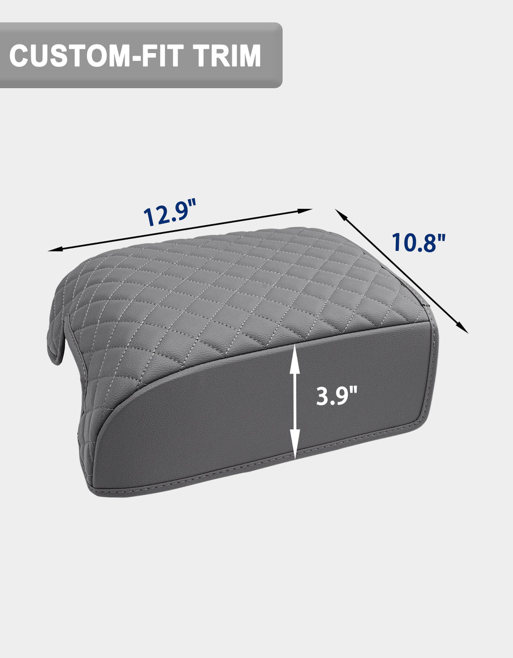 Center Console Armrest Cover Pad for Bucket Seat 2007-2017 Ford Expedition, 2004-2014 Ford F150, 2006-2008 Lincoln Mark LT