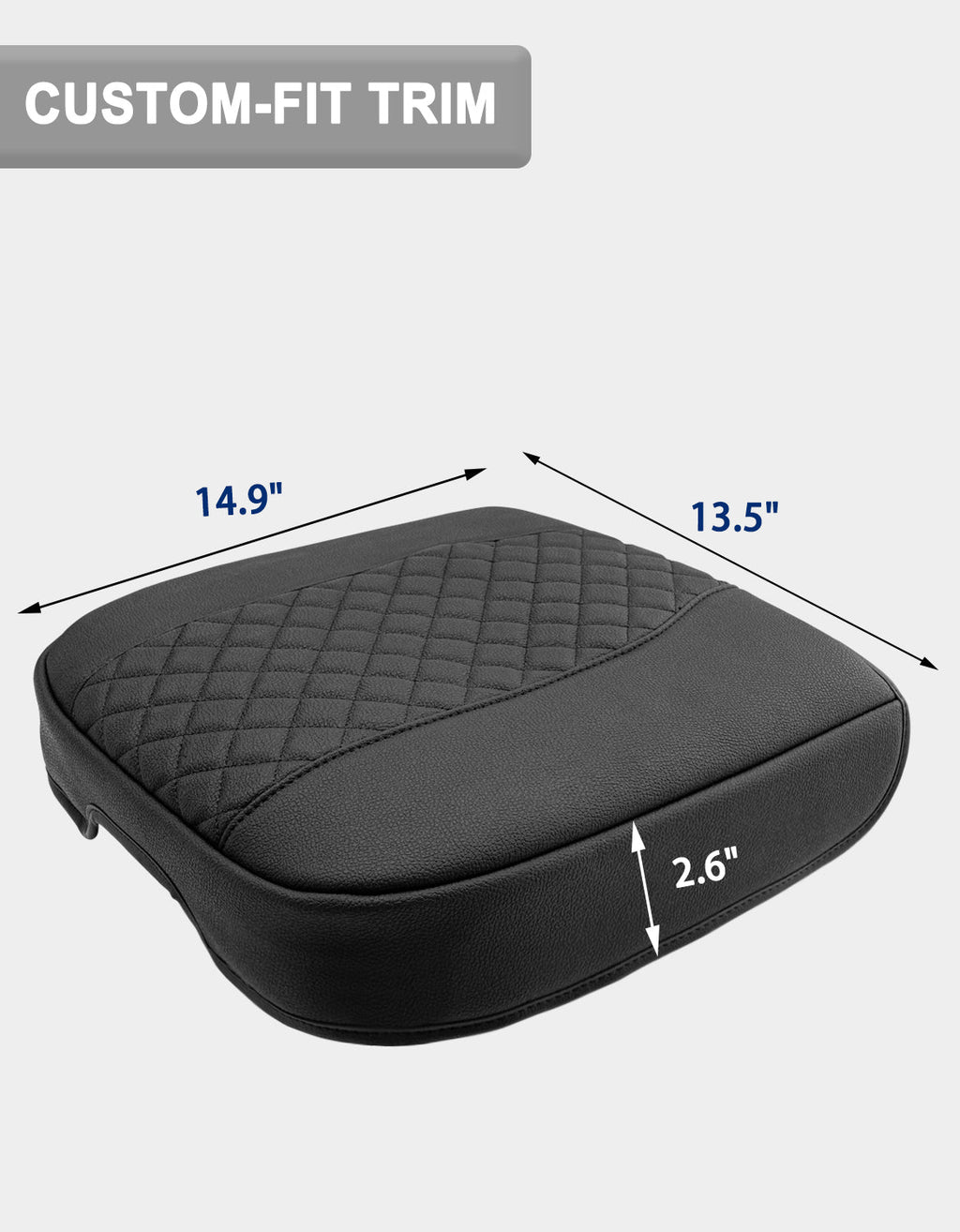 Thick Version Center Console Cushion Cover for  Bucket Seat 2019-2026 GMC Sierra 1500 2500 3500,2019-2026 Chevy Silverado 1500 2500 3500, 2021-2026 Tahoe/Suburban/Yukon