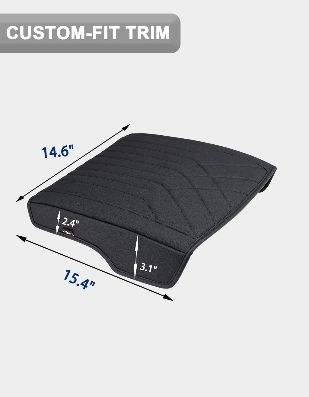 Center Console Armrest Cover for Bucket Seat 2019-2026 Dodge Ram 1500 2500 3500