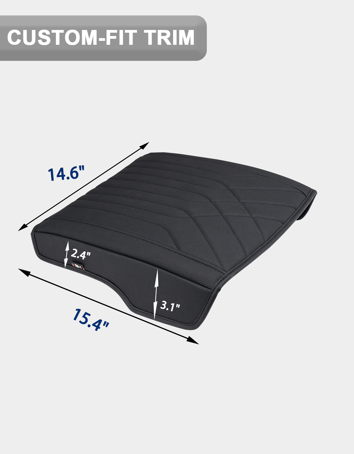 Center Console Armrest Cover for Bucket Seat 2019-2026 Dodge Ram 1500 2500 3500