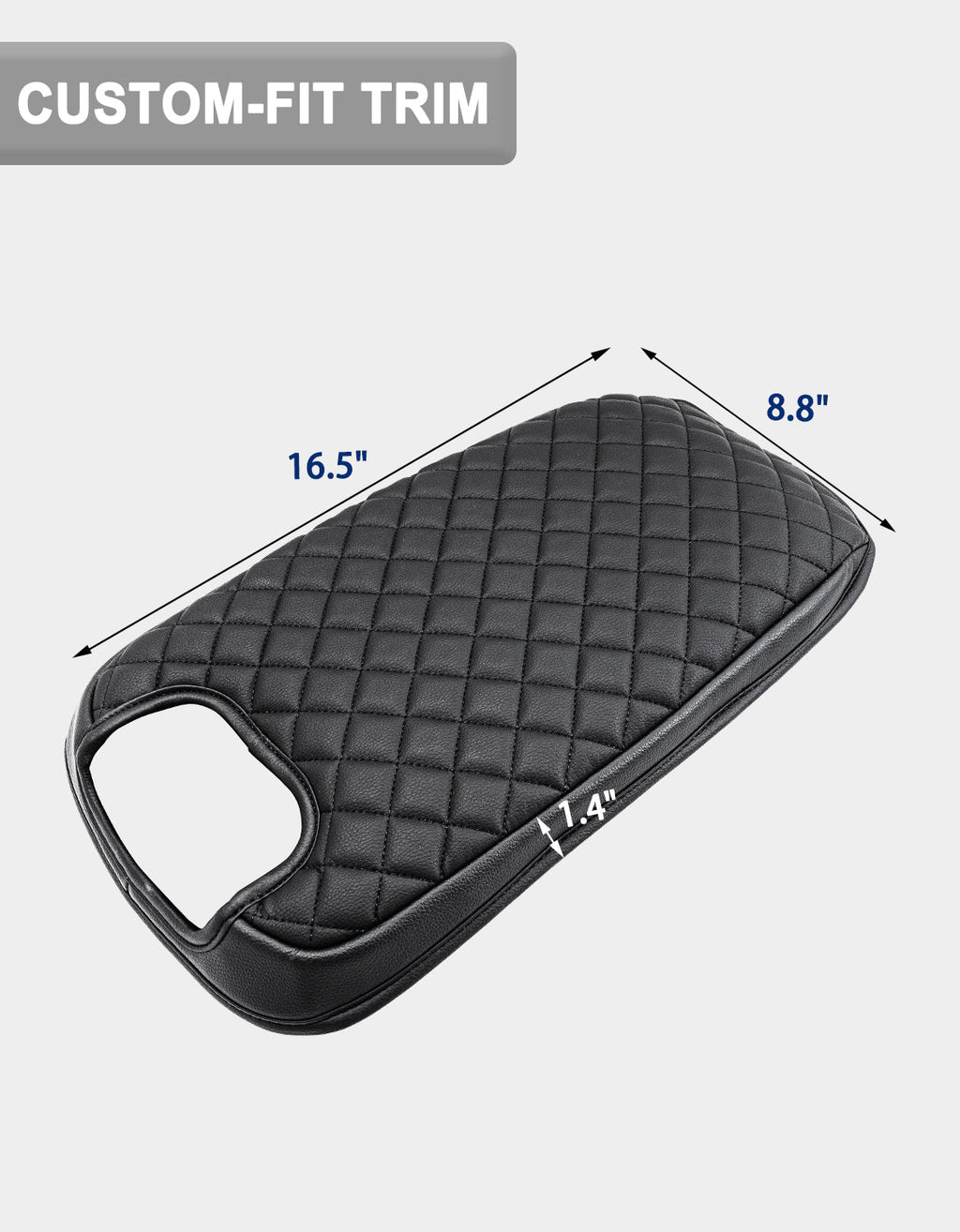 Center Console Armrest Cover for Bucket Seat 1999-2007 Ford F250 F350 F450 F550 Super Duty,2000-2008 Ford F650 Super Duty,1999-2007 Ford Excursion