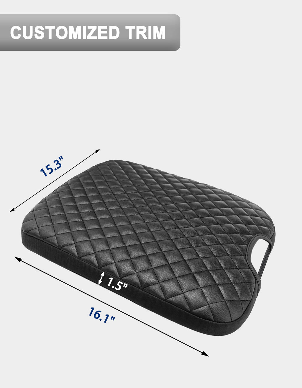 Center Console Armrest Cover Pad for Jump Seat 2013-2018 Dodge Ram 1500,2013-2025 Dodge Ram 2500/3500/1500Classic