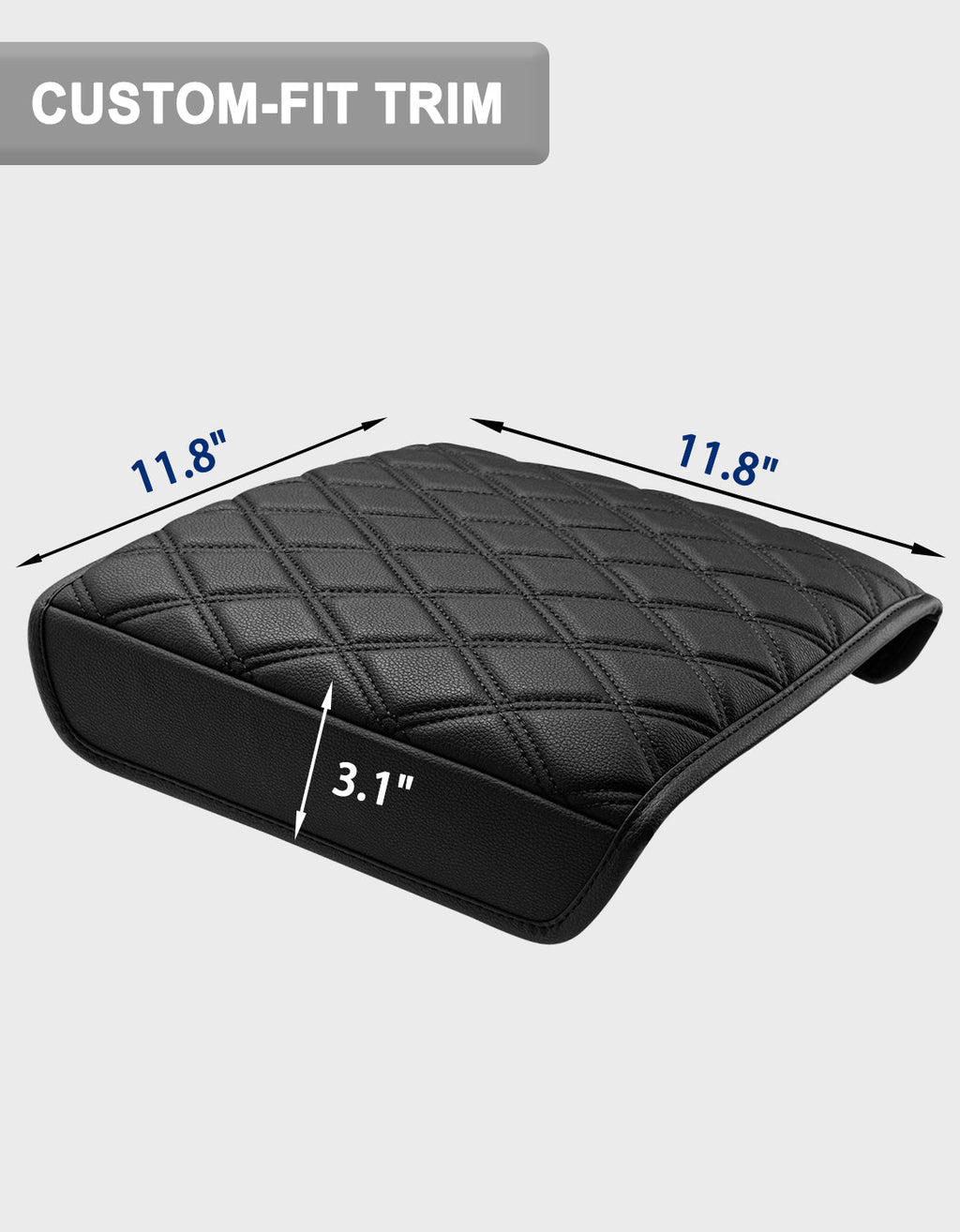 Center Work Surface Armrest Cushion for 2021-2026 Ford F150, 2022-2026 F150 Lightning