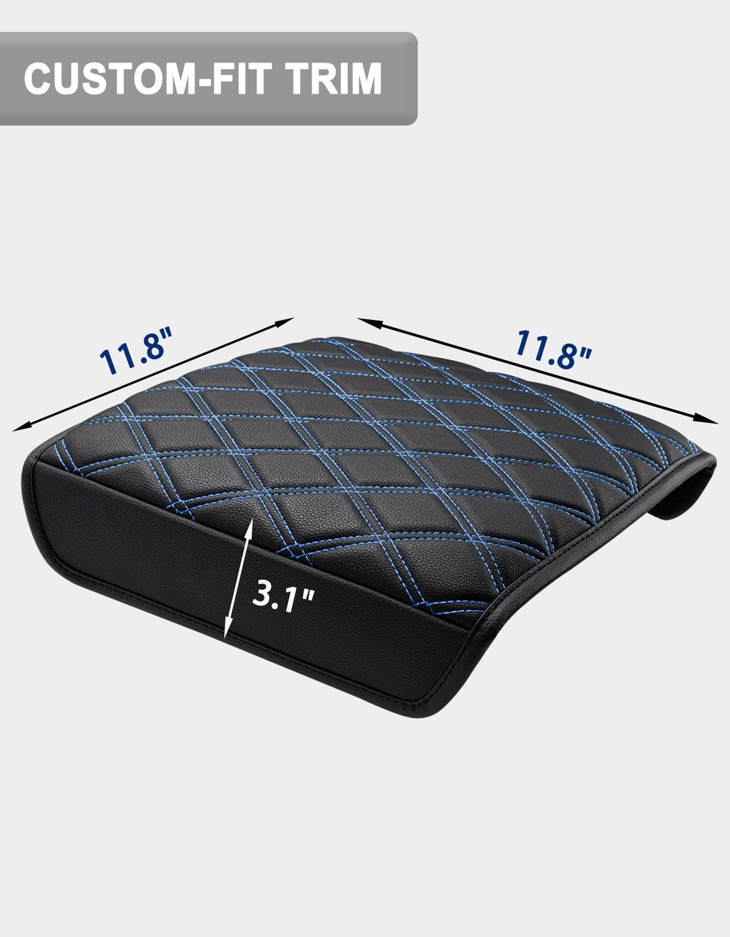Center Work Surface Armrest Cushion for 2021-2026 Ford F150, 2022-2026 F150 Lightning