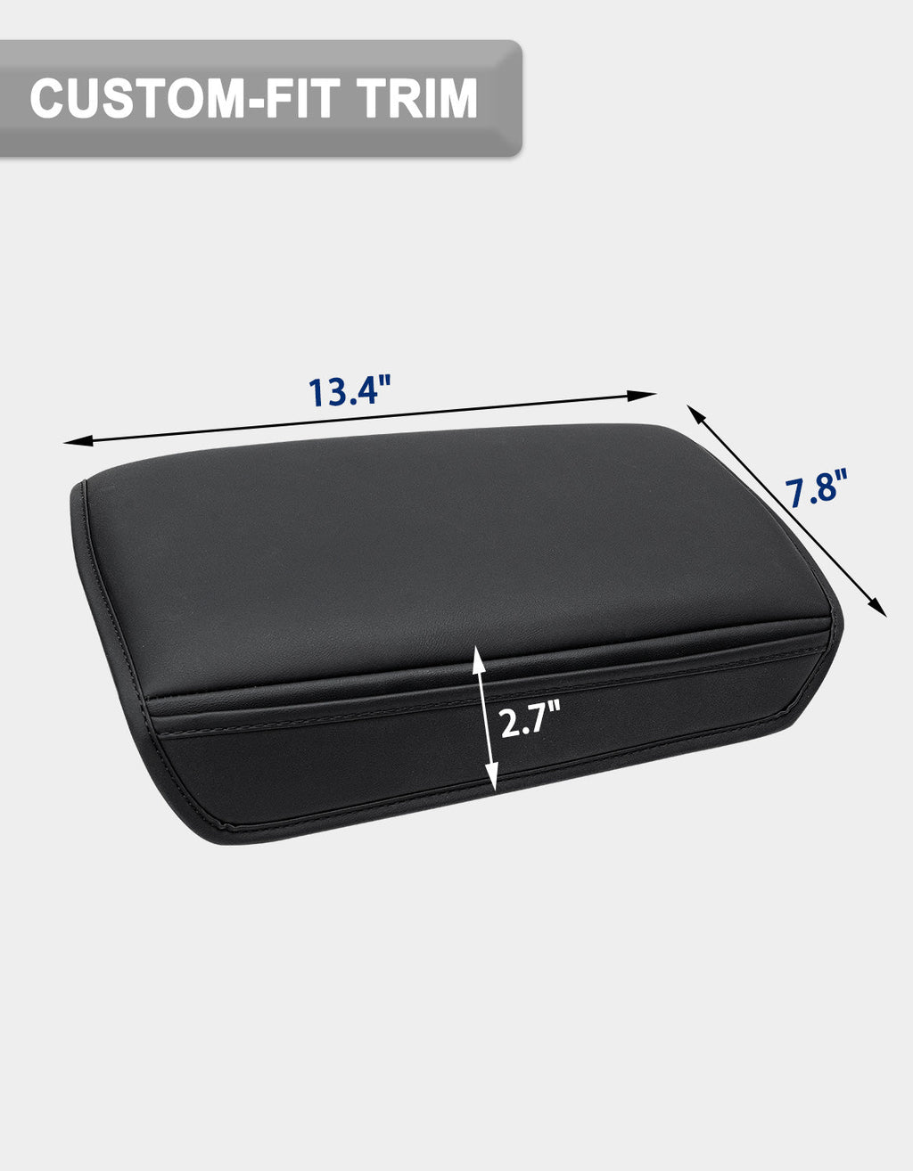 Center Console Armrest Cover for 2017-2023 Tesla Model 3,2020-2025 Tesla Model Y,Middle Console Lid Protector with Side Pockets